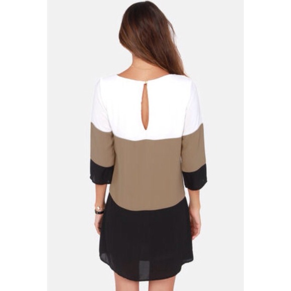 Lulu's Color Block Shift Dress - Picture 3 of 3