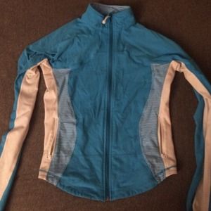 Lululemon Light Blue Fitted Zip Up