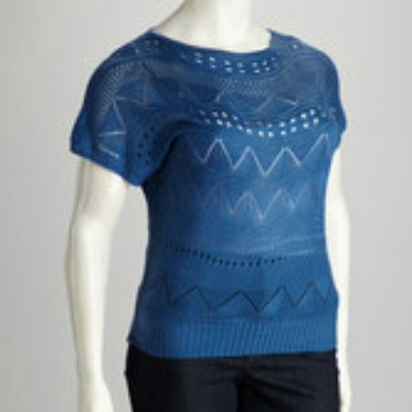 Jon & Anna Tops - BUNDLED Blue Summer Knit Dolman Top XL New!!