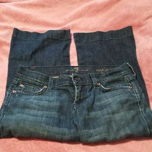 7 For All Mankind dojo crop!