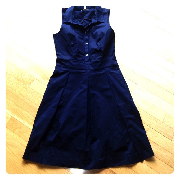 Sassy dark navy blue dress