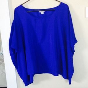 Cobalt blue blouse