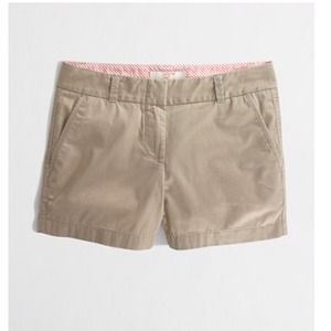 J. Crew Factory 4" chino shorts - Khaki
