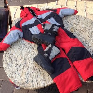 Ice Blue winters kids outfit size 3t