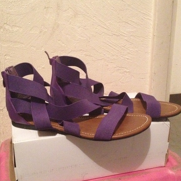 Purple kali sandals
