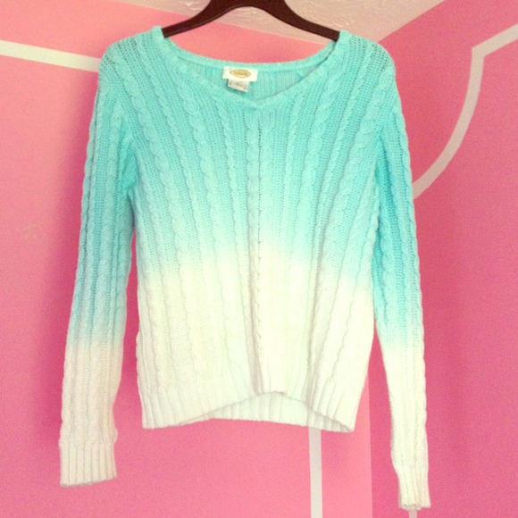 Talbots light blue ombre sweater - Picture 1 of 2
