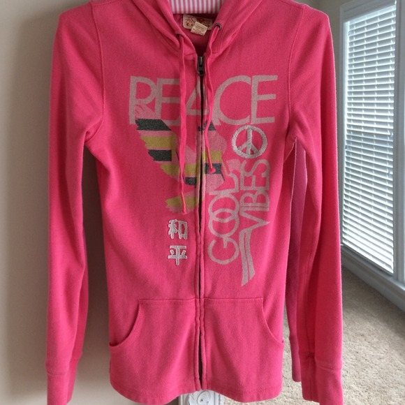 Lucky Brand zip up sweater