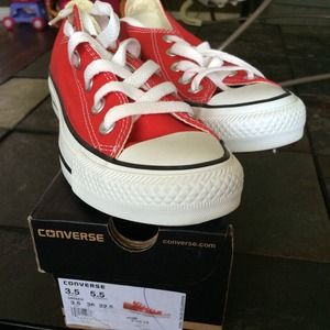 Red converse