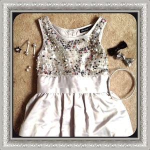 Little Girl Party Sequin Dress