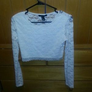 🌹Forever21 lace crop top🌹