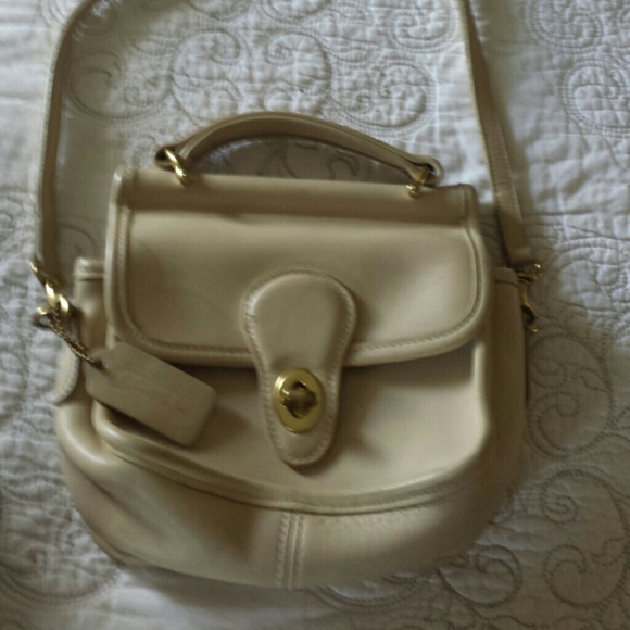 Small leather coach bag