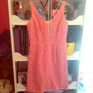 Ann Taylor Pink Lace dress