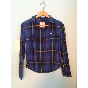 Abercrombie Blue Flannel