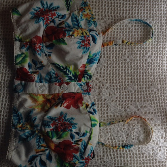 Floral bralette/crop
