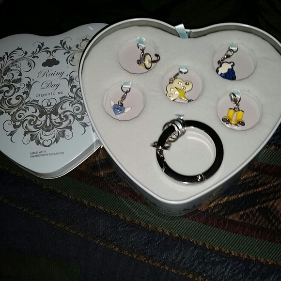 Swarovski Crystal Elements charm key ring