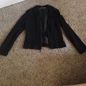 Express black jean jacket