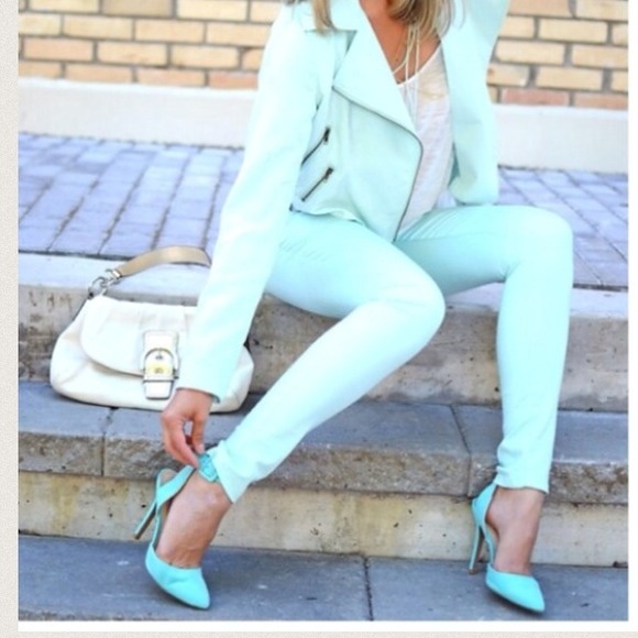Denim - Mint jeggins SALE