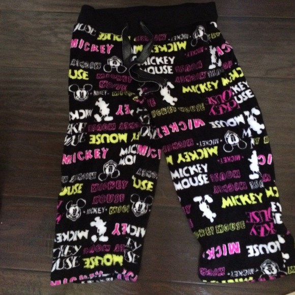 Disney Velour Sleep Capris!