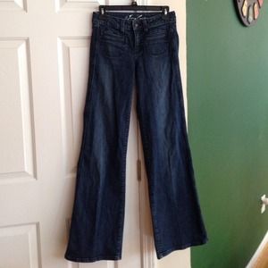 Juicy couture modified sailor cut jeans