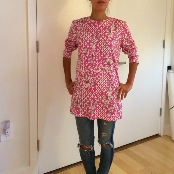 Pretty pink printed Tunic - Picture 2 of 4