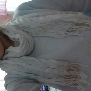 White scarf
