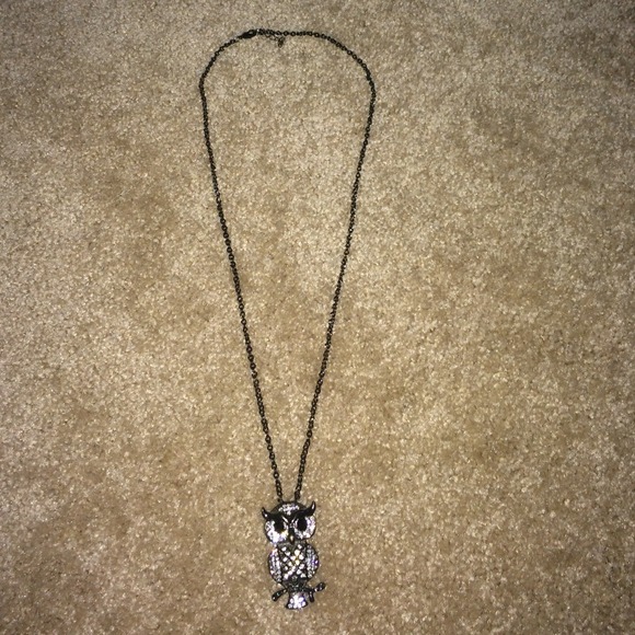 16" owl pendant necklace