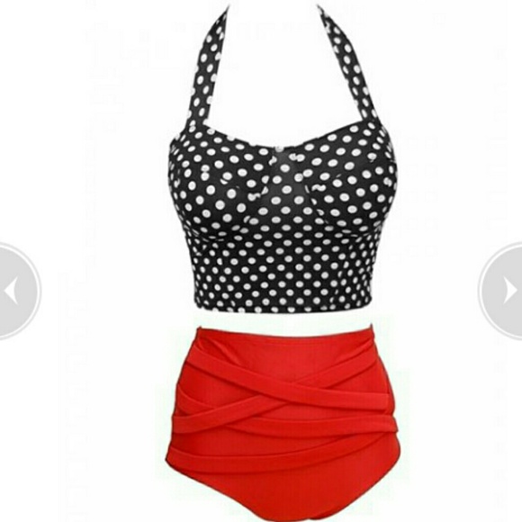 Retro style bathing suit