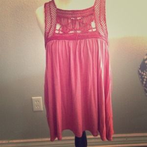 Super cute red/pink top from KIMCHI AND BLUE