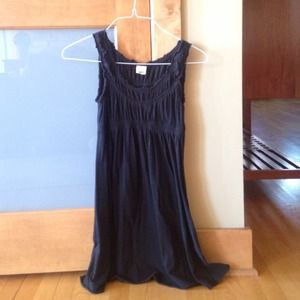 Energie short black cotton dress