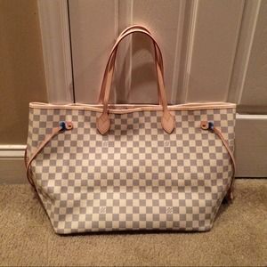 Louis vuitton neverfull gm damier azur