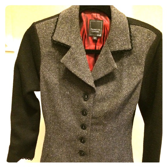 Nanette Lepore tweed blazer