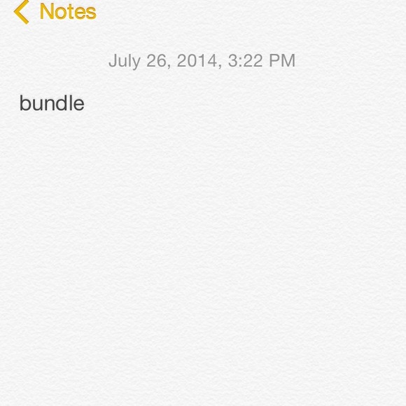bundle