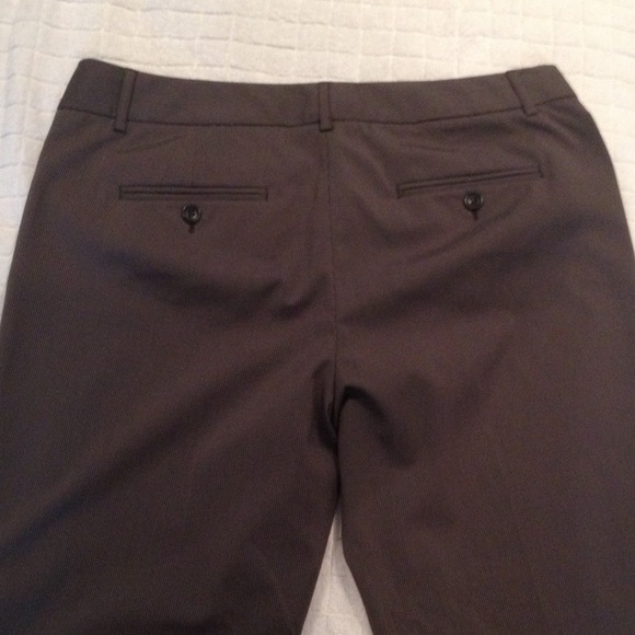 Express editor charcoal pinstripe pants - Picture 2 of 4