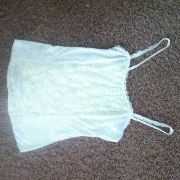 Cream spaghetti strap top