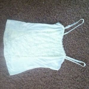 Cream spaghetti strap top