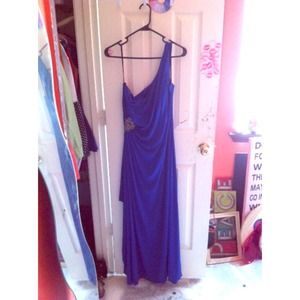 Royal blue formal gown