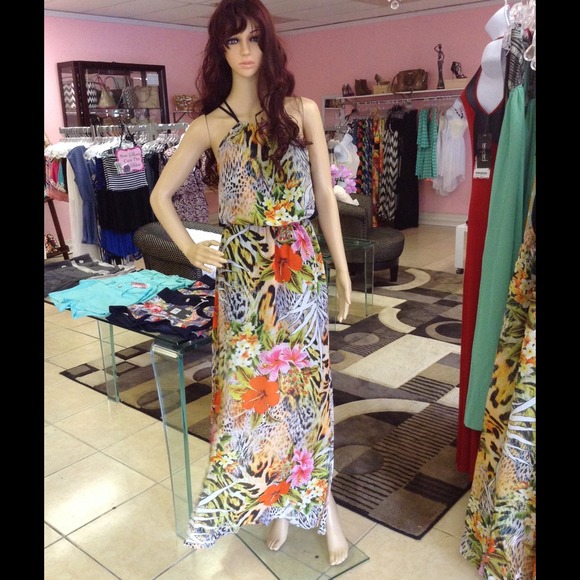 Floral Print Maxi
