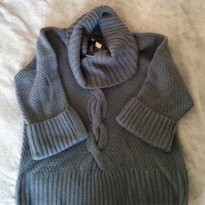 REDUCED Teal oversized chunky cowl neck sweater