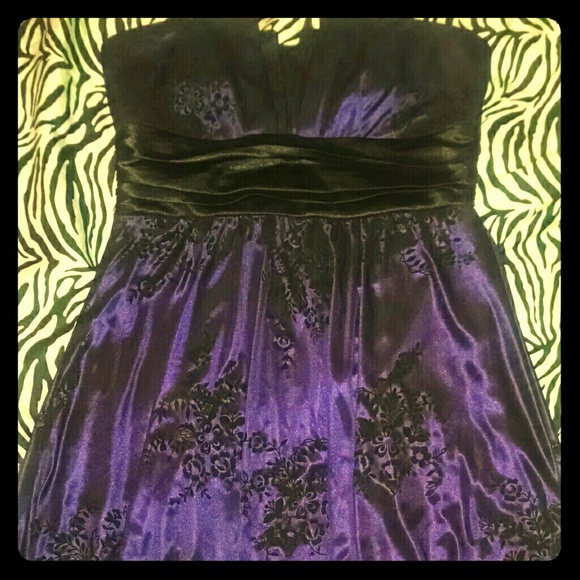 Purple formal dress