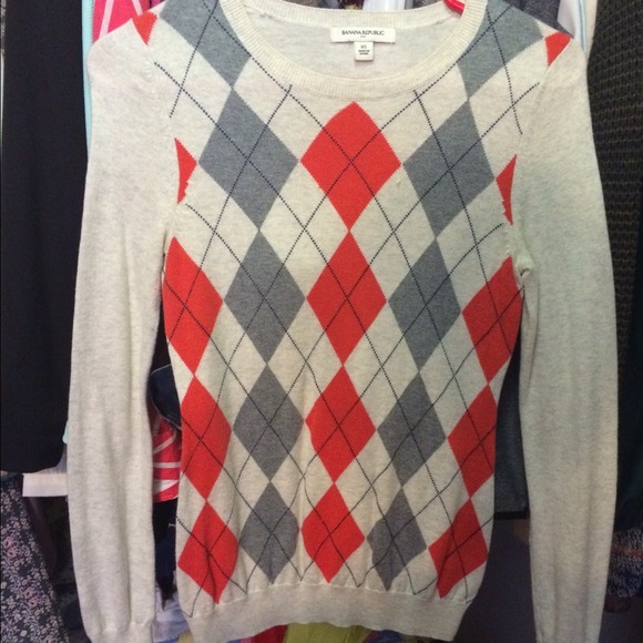 Soft as cashmere argyle sweater