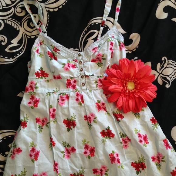 💕 hollister summer dress - flower print - medium