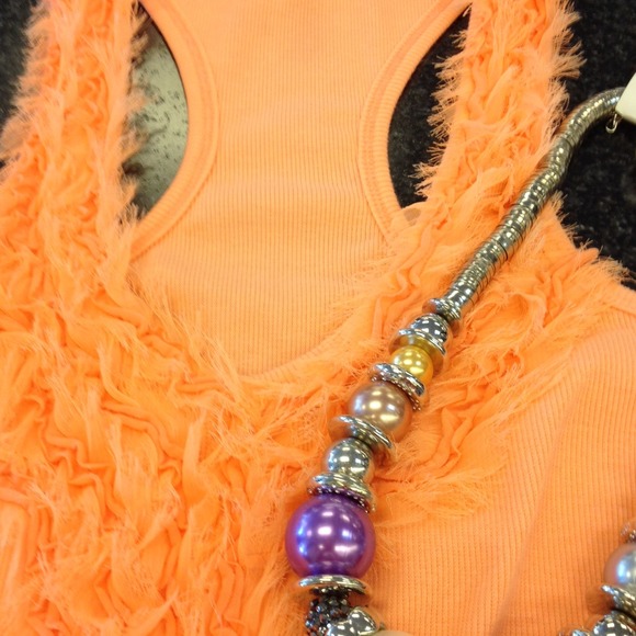 Neon Orange Tank - Picture 3 of 3