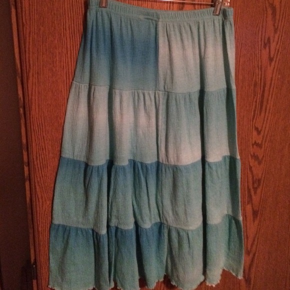 Cute summer aqua skirt