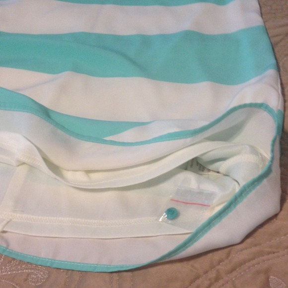 Pink Owl Mint Striped Tunic - Picture 2 of 4