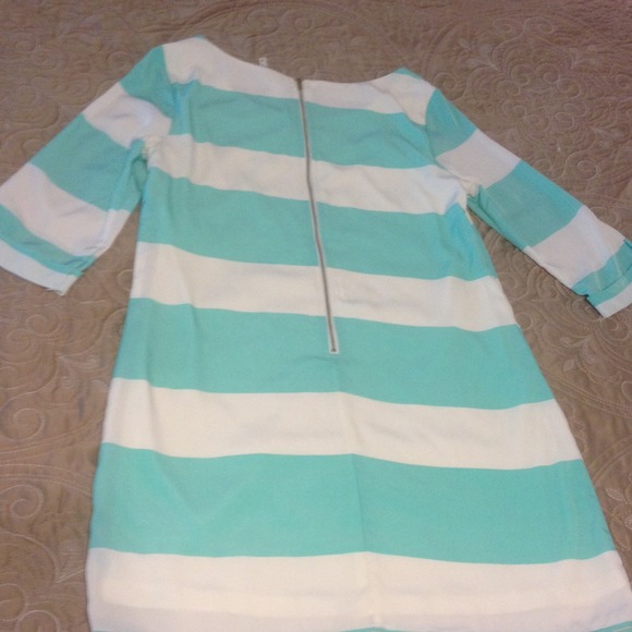 Pink Owl Mint Striped Tunic - Picture 4 of 4