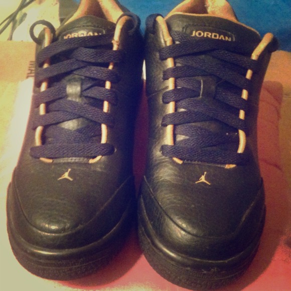 Black and Gold Jordan's!
