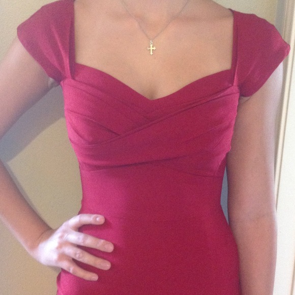 Stop Staring Dresses & Skirts - Red "Stop Staring" fitted dress