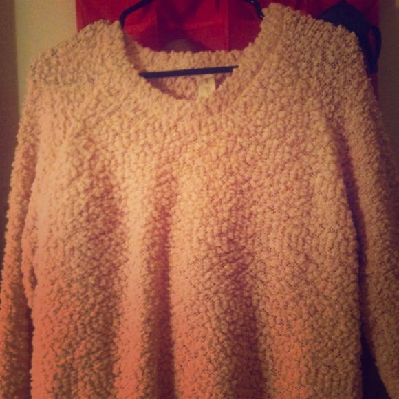 Fluffy Pink Sweater!