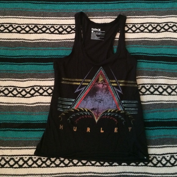 Black tank top Hurley