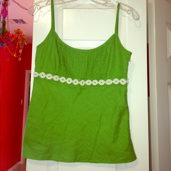 ⚡️sale⚡️J Crew Green Linen Top